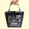 Black Names Small Tote 5 Hand Carrying Tote Bag