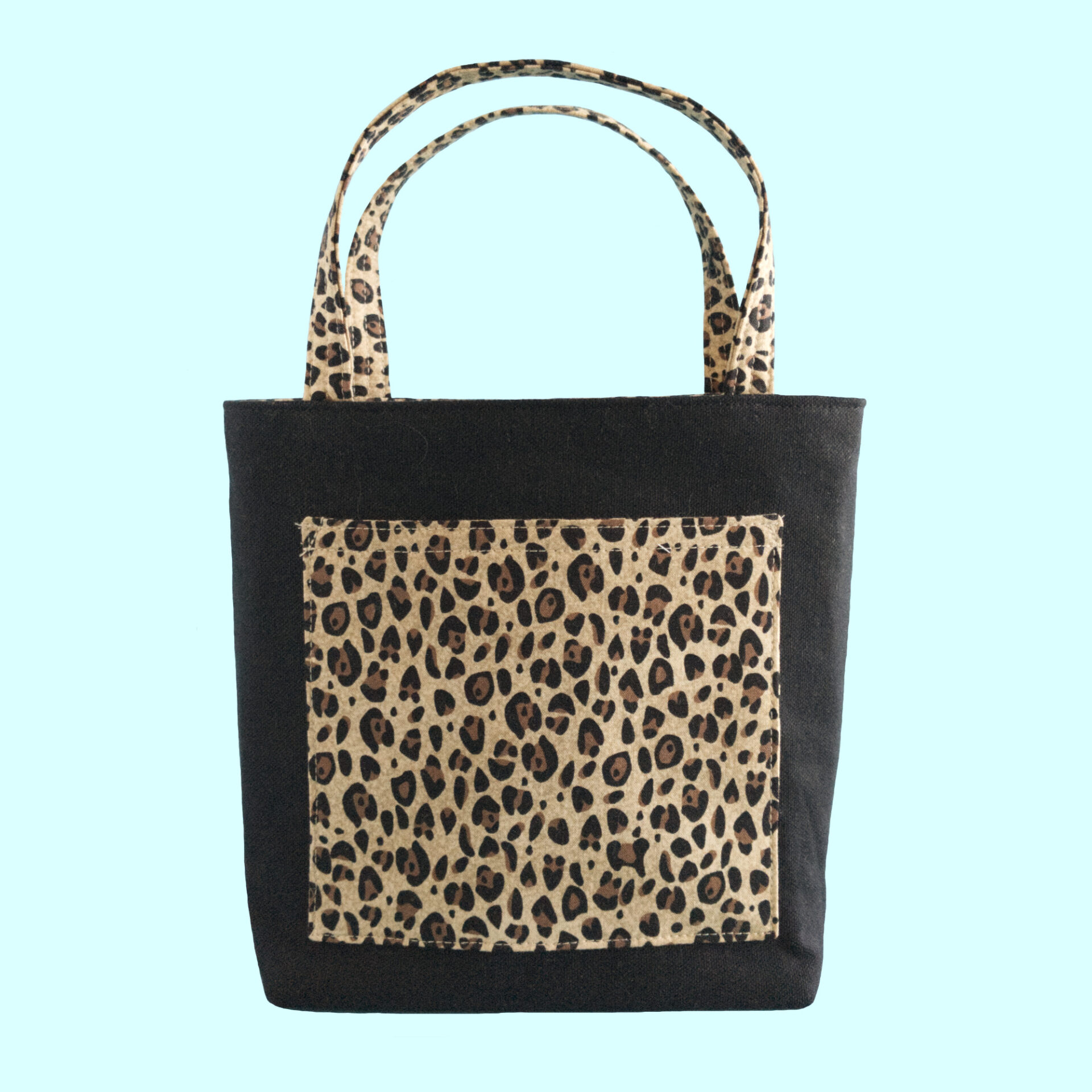 Leopard Small Bible Bag | Mini Christian Tote Bag