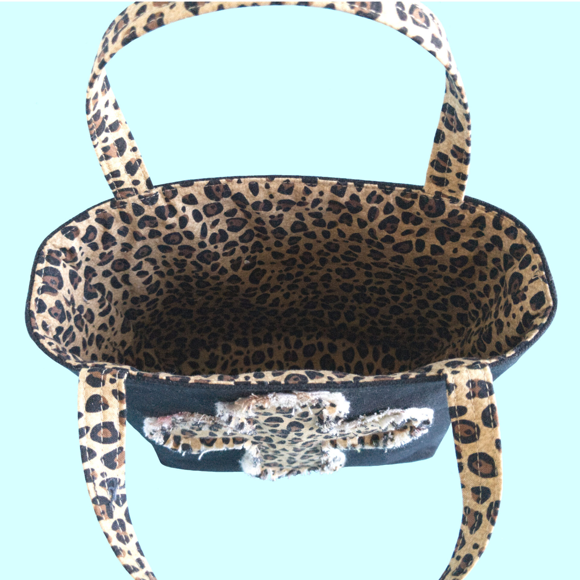 Inside of Leopard Bag