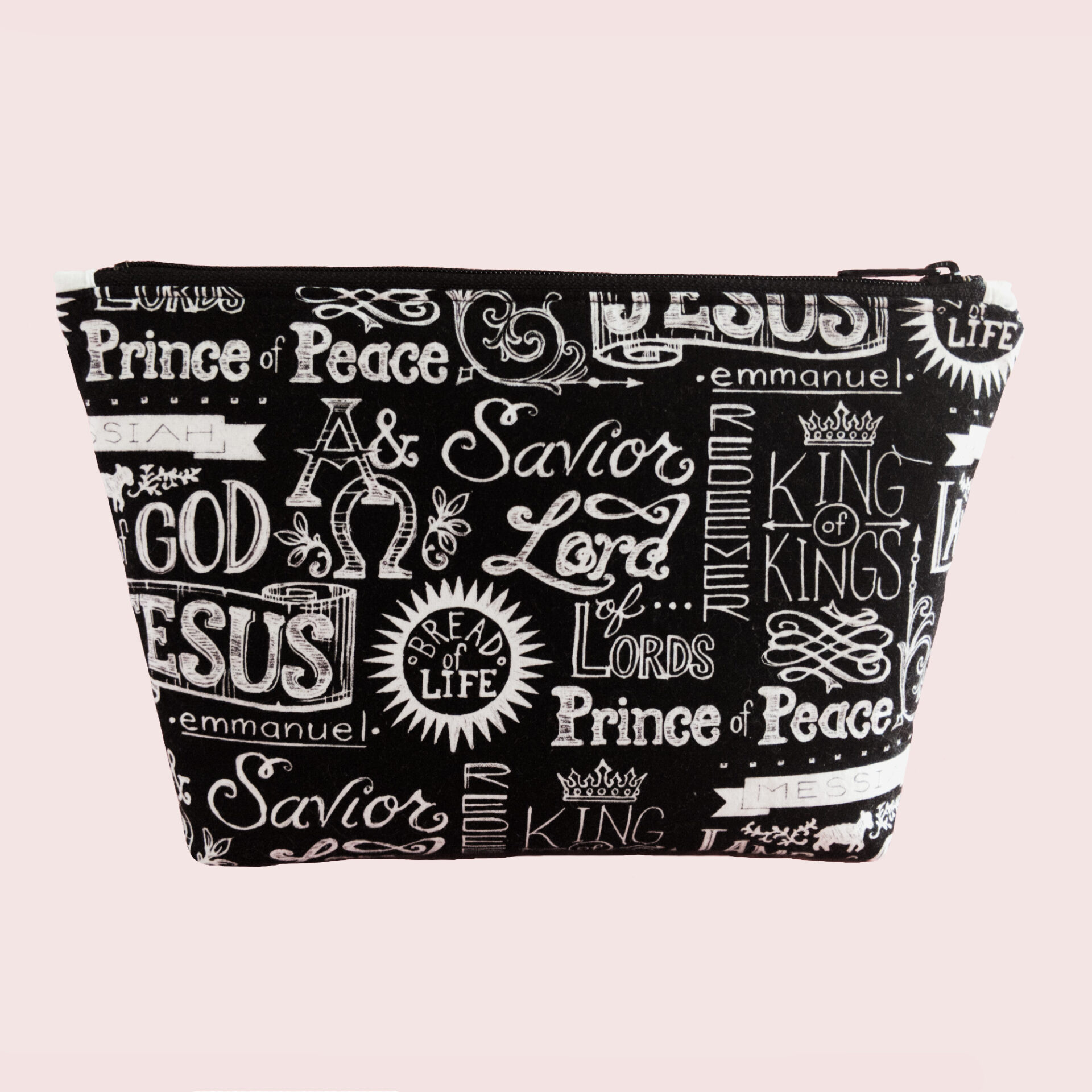 Christian Makeup Bag | Large Padded Cosmetics Pouch