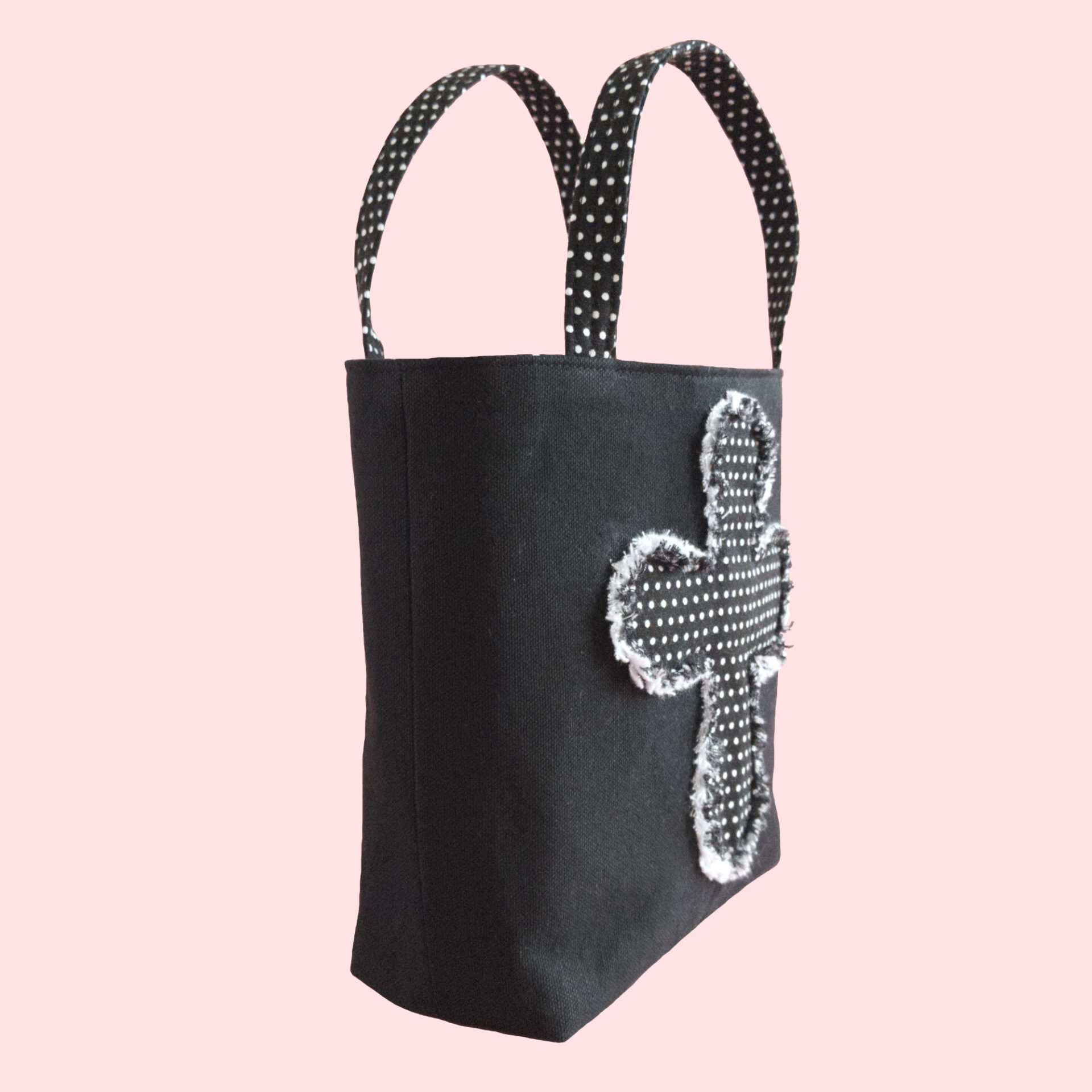 Angled View of Small Tote